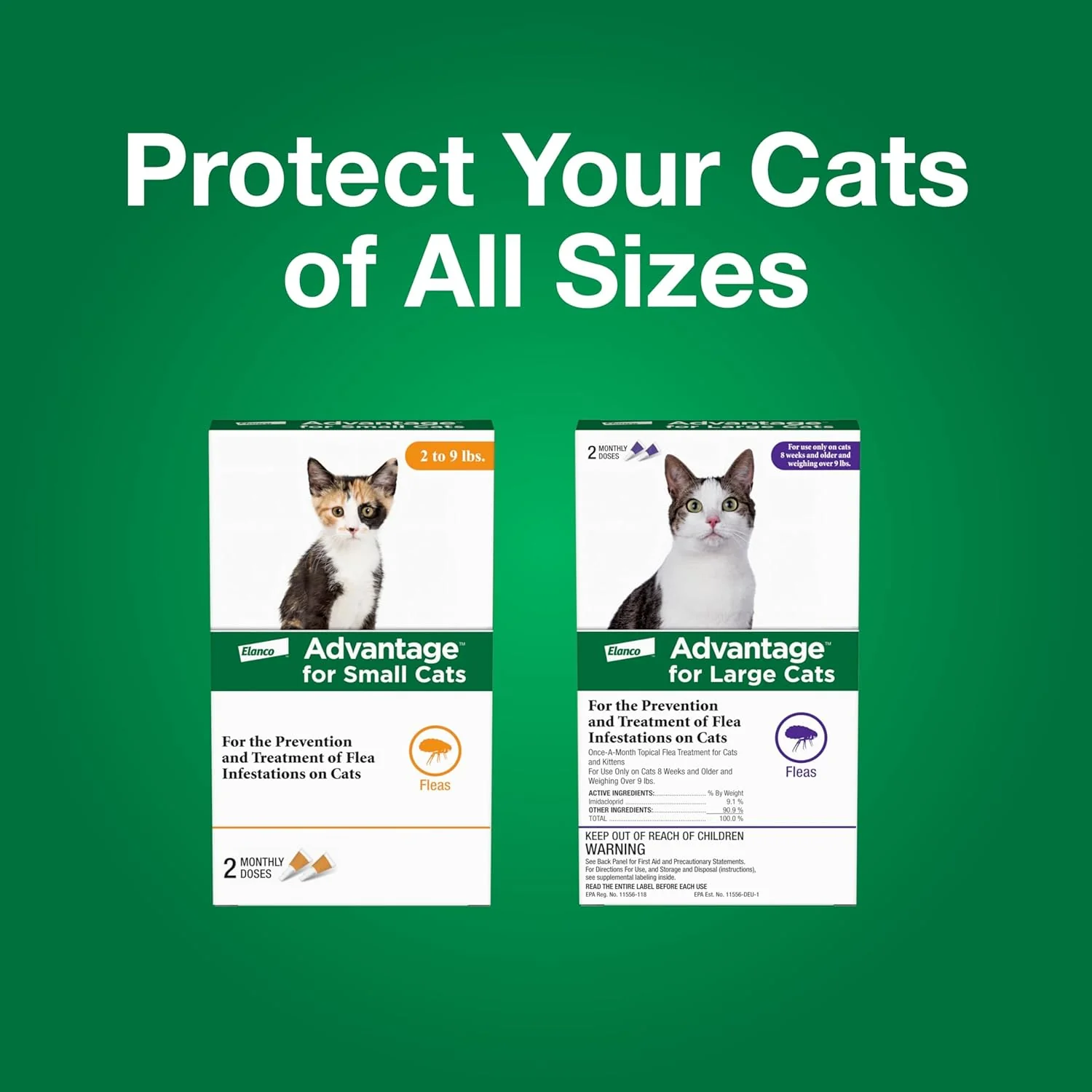 Advantage™ for Small Cats – 2-Month Supply - Image 7