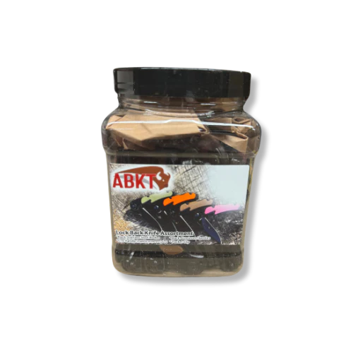 American Buffalo® Knife Jar (24 Mark II Lock Back Knives) 24-Pack