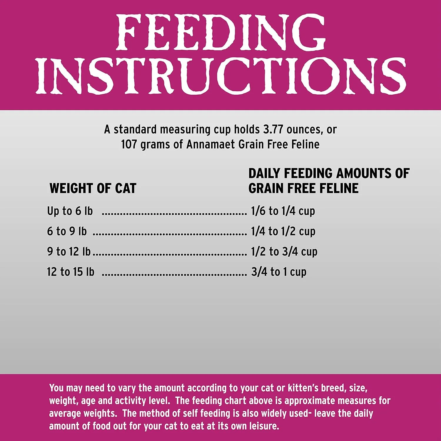 Annamaet Grain-Free Feline Formula Dry Cat Food, (Chicken & Fish), Bag - Image 3