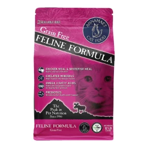 Annamaet Grain-Free Feline Formula Dry Cat Food, (Chicken & Fish), Bag - Image 5