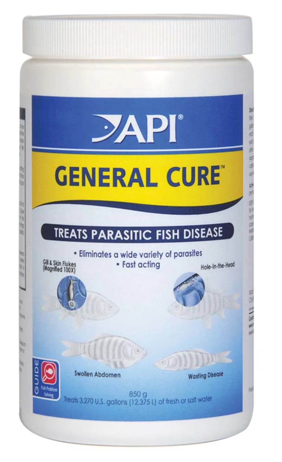 API General Cure Freshwater and Saltwater Fish Powder Medication 10-Count Box - Image 3