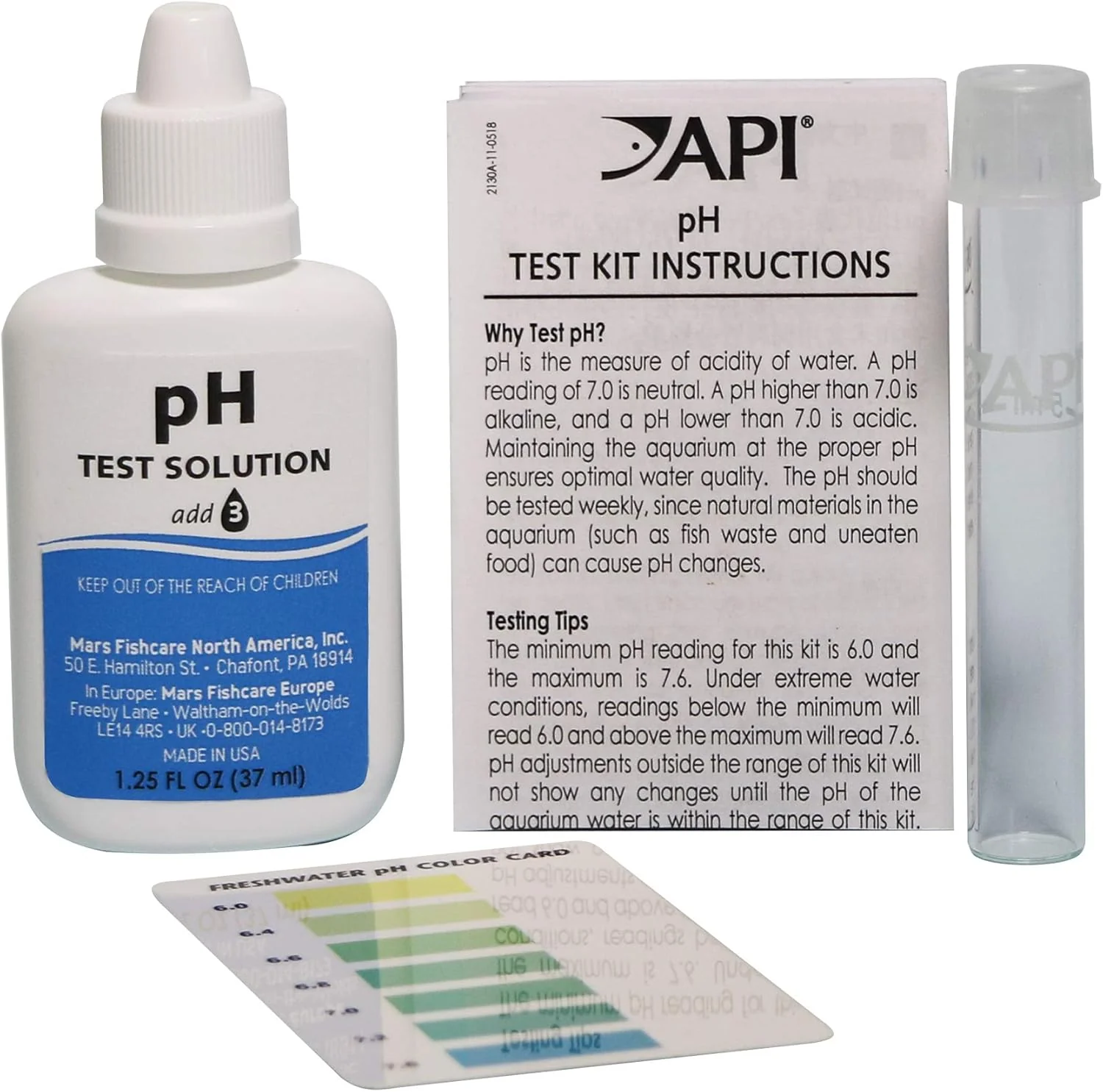 API PH TEST KIT 250-Test Freshwater Aquarium Water pH Test Kit - Image 3
