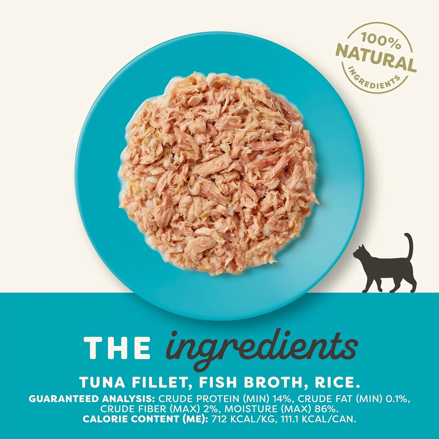 Applaws Natural Wet Cat Food, 24 Count, Limited Ingredient Canned Wet Cat Food, Tuna Fillet in Broth - Image 3