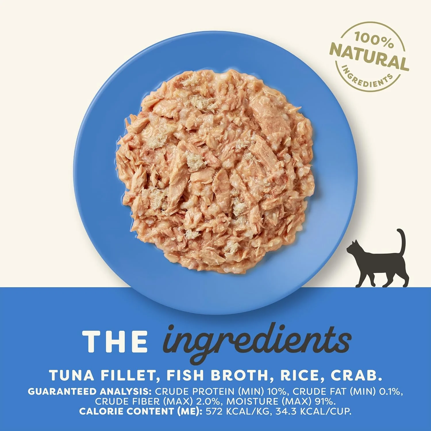 Applaws Natural Wet Cat Food in Broth, Limited Ingredient Cat Food Cups, Grain-Free Cat Food Pots, No Artificials, 100% Natural Ingredient Cat Food, Tuna Fillet & Crab in Broth - Image 3