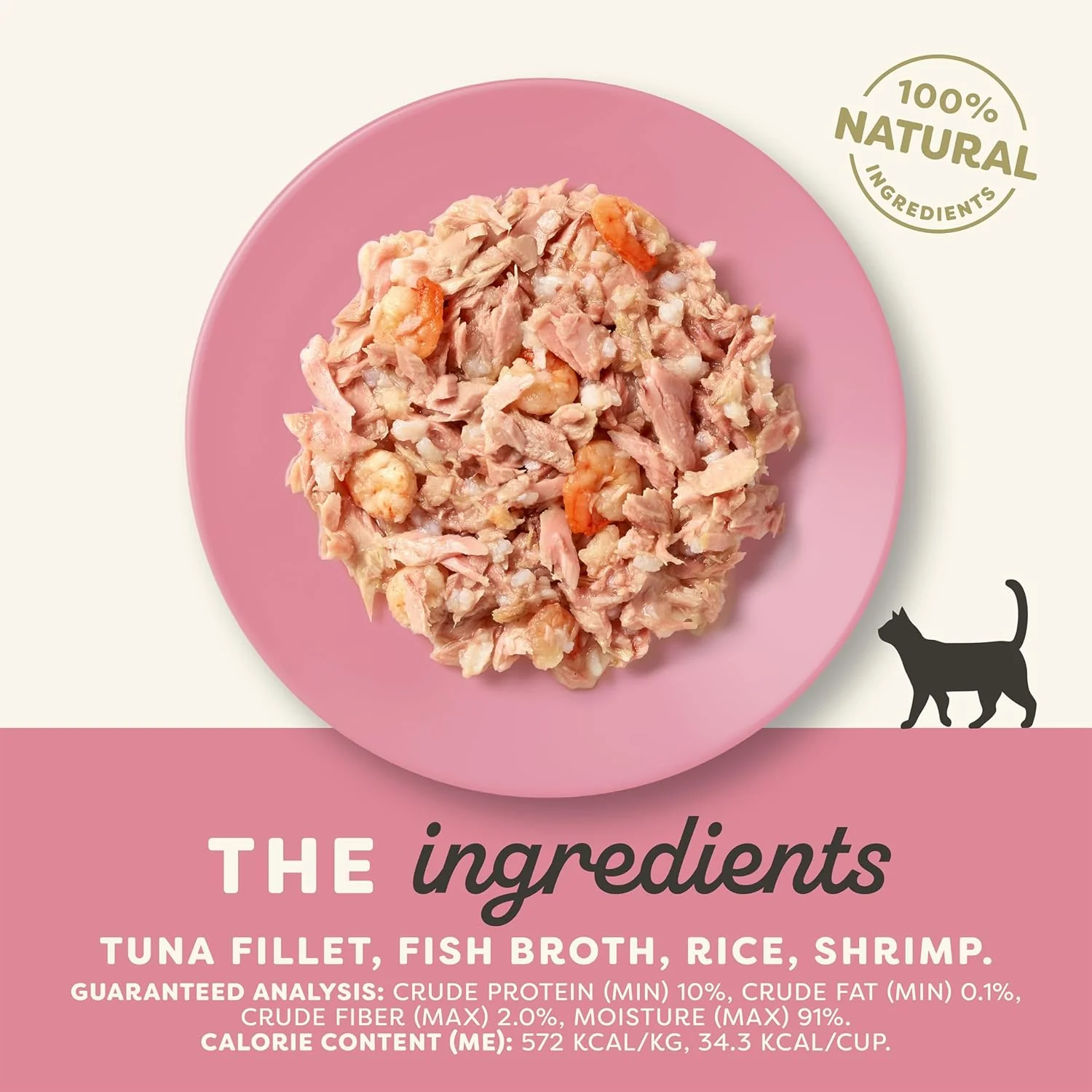 Applaws Natural Wet Cat Food in Broth, Limited Ingredient Cat Food Cups, Grain-Free Cat Food Pots, No Artificials, 100% Natural Ingredient Cat Food, Tuna Fillet & Shrimp in Broth - Image 3