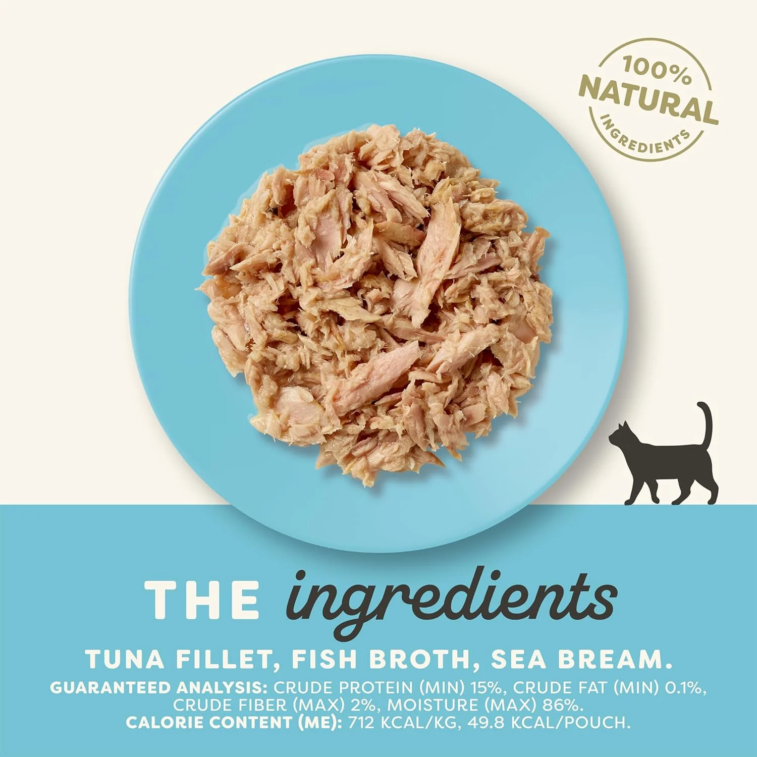 Applaws Natural Wet Cat Food in Broth, Limited Ingredient Wet Cat Food Pouches, No Additives, Made with Natural Ingredients, Tuna Seabream in Broth - Image 3