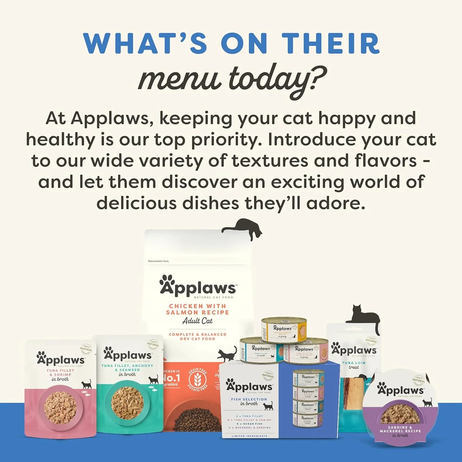 Applaws Natural Wet Cat Food in Broth, Limited Ingredient Wet Cat Food Pouches, No Additives, Made with Natural Ingredients, Tuna Seabream in Broth - Image 6