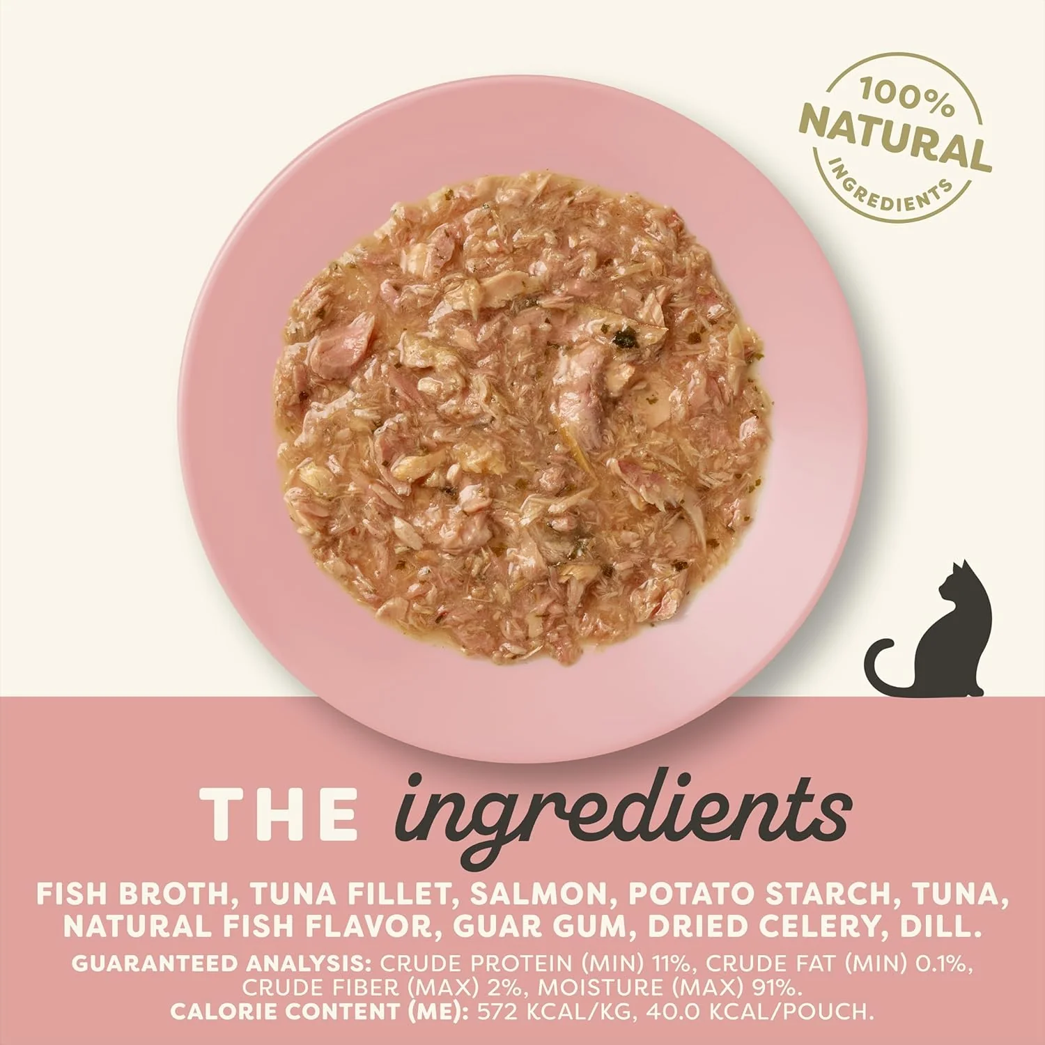 Applaws Natural Wet Cat Food in Gravy, Limited Ingredient Wet Cat Food Pouches, No Additives, Made with Natural Ingredients, Tuna with Salmon in Gravy - Image 3