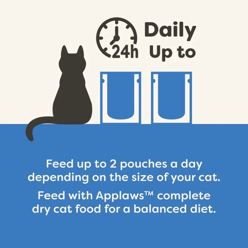 Applaws Natural Wet Cat Food in Mousse, Limited Ingredient Wet Cat Food Pouches, No Additives, Made with Natural Ingredients, Tuna Fillet & Salmon in Mousse - Image 4