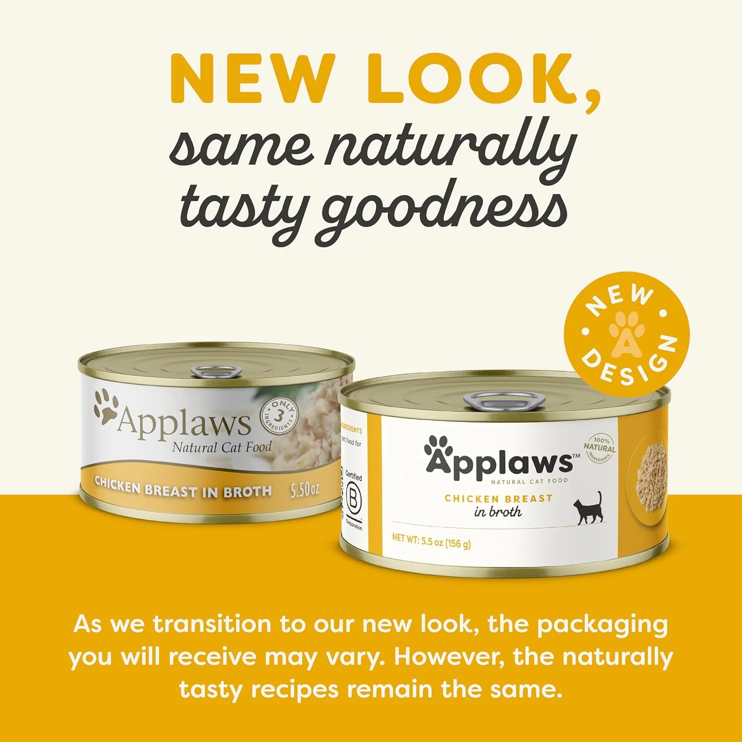 Applaws Wet Cat Food, 24 Count, Limited Ingredient Canned Wet Cat Food, Chicken Breast in Broth - Image 2