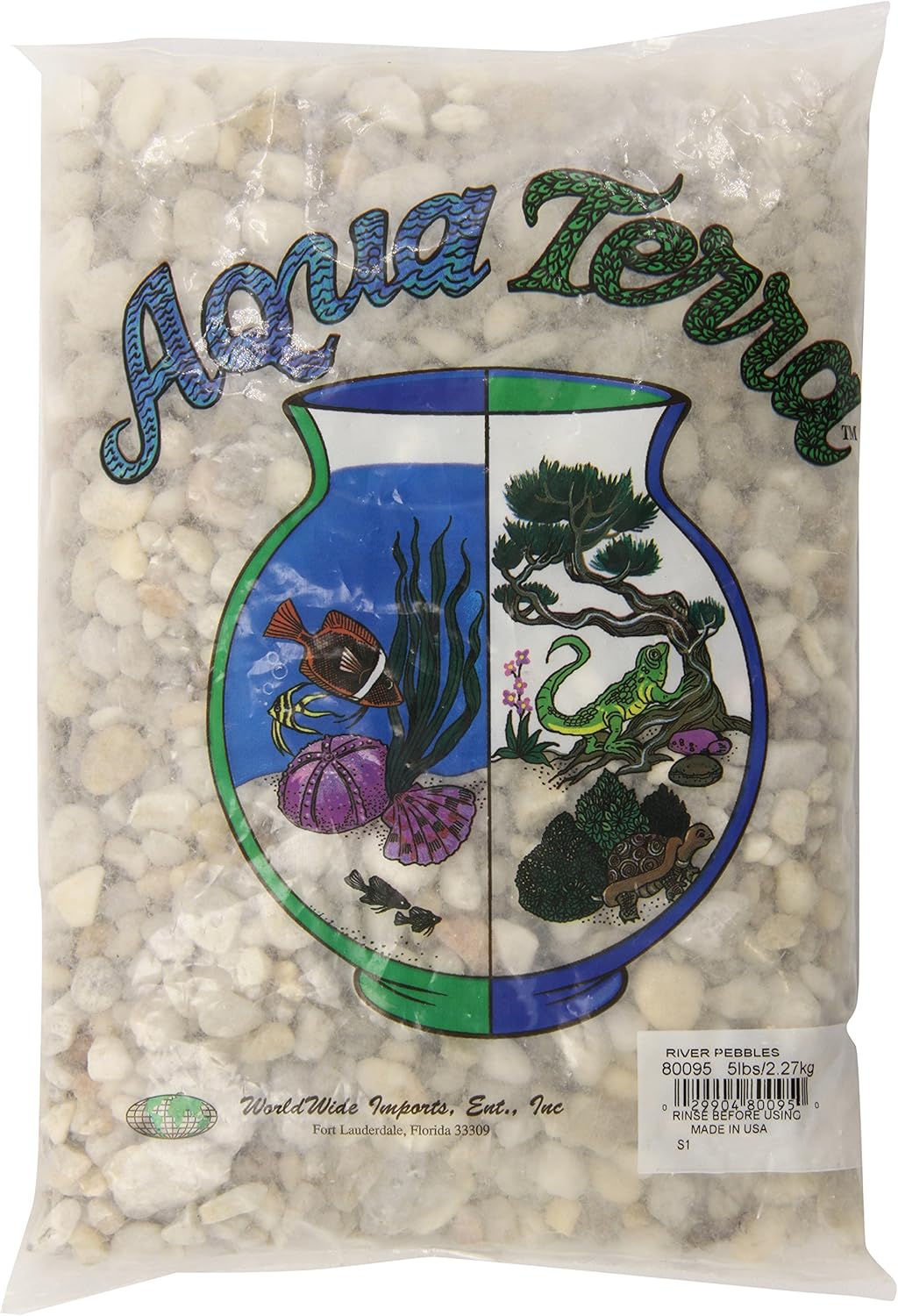 Aqua Terra Natural River Pebbles for Aquarium - Image 2