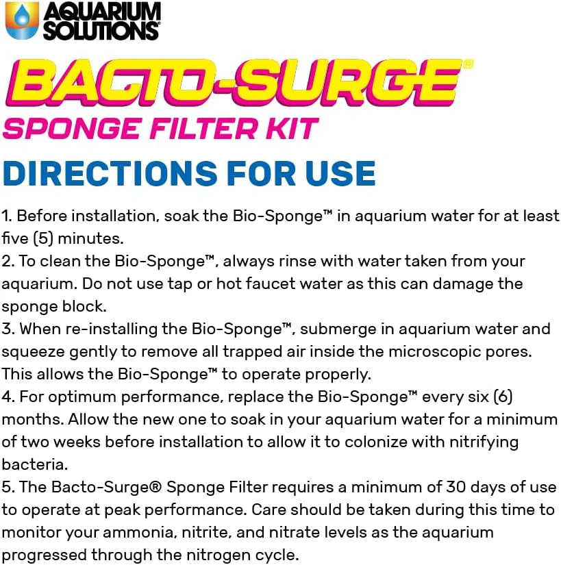 Aquarium Solutions Hikari Bacto-Surge High Density Foam Filter - Image 3