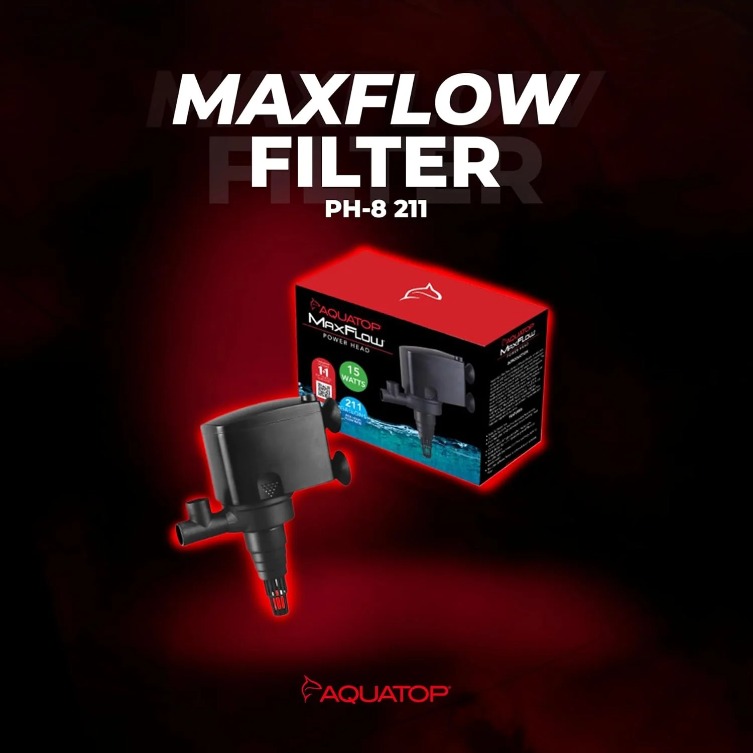 Aquatop MaxFlow Submersible Aquarium Power Head – High-Performance Water Pump – Quiet & Efficient – Ideal for Freshwater & Saltwater Aquariums - Image 2
