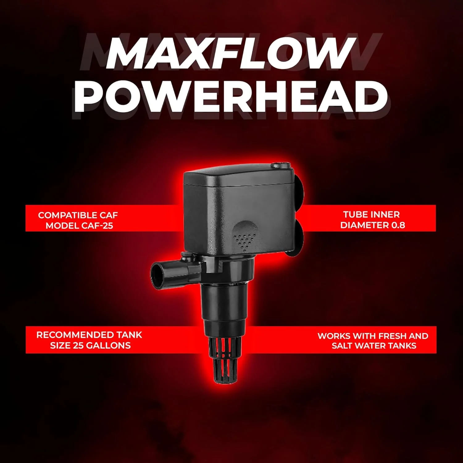 Aquatop MaxFlow Submersible Aquarium Power Head – High-Performance Water Pump – Quiet & Efficient – Ideal for Freshwater & Saltwater Aquariums - Image 5