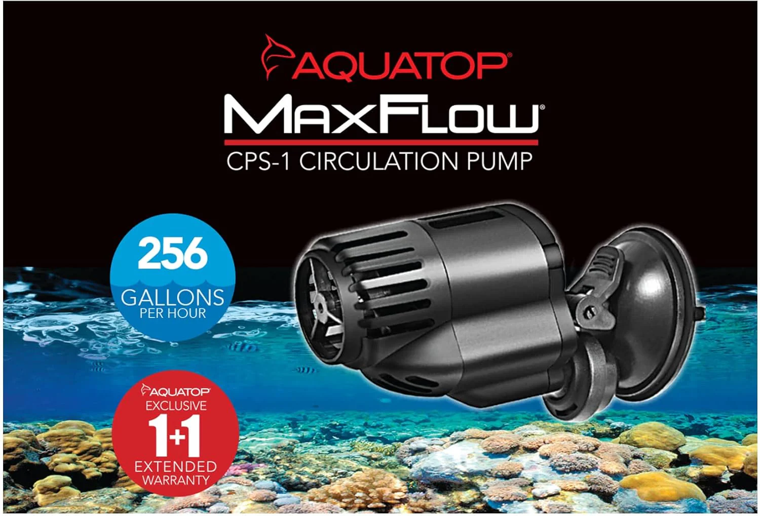 Aquatop MaxFlow Aquarium Circulation Pump 256GPH for Fish Tanks 20 to 40 gallons, CPS-1 - Image 3
