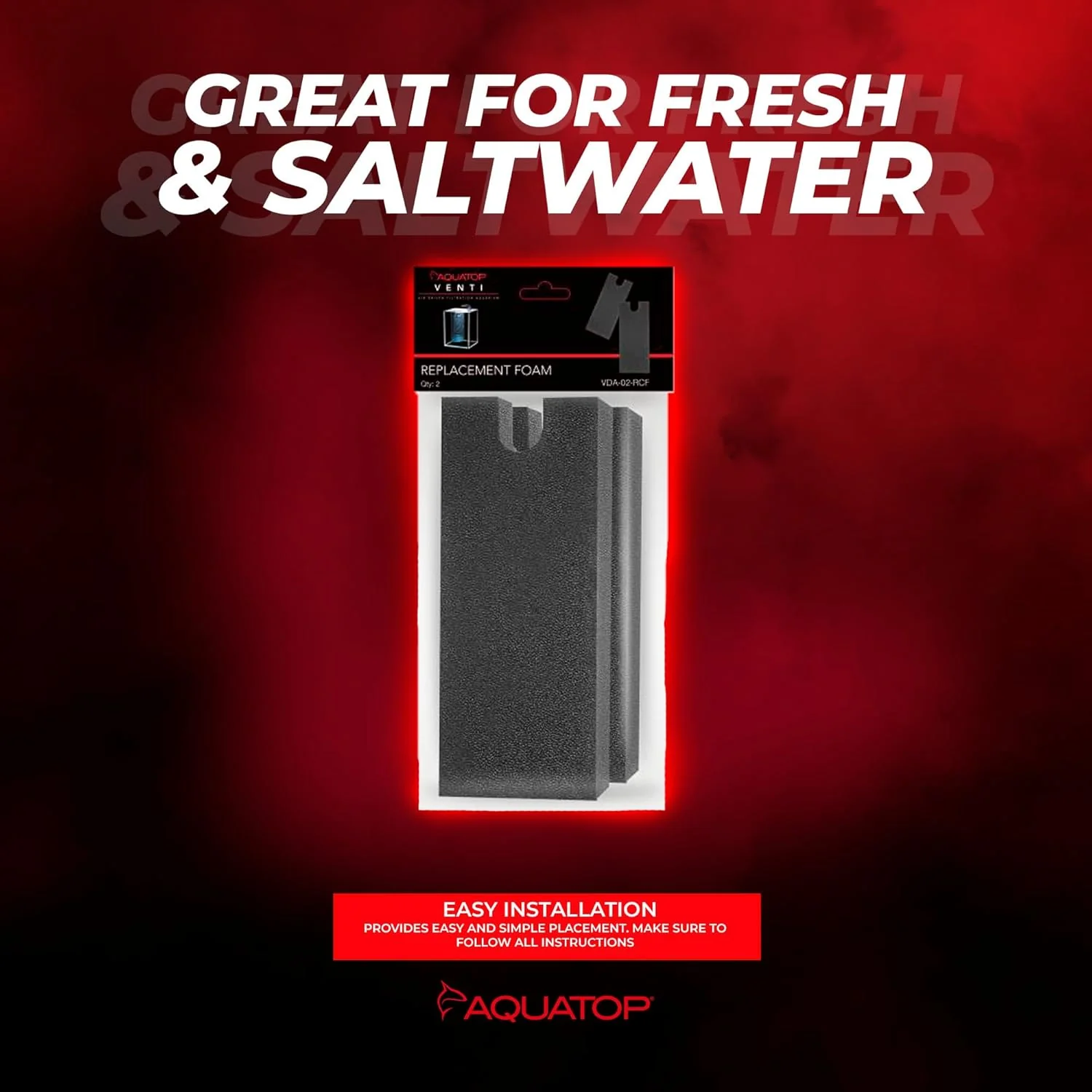 Aquatop Replacement Foam for All Venti Desktop Aquariums – Improves Water Clarity and Filtration Efficiency, VDA-02-RCF - Image 7