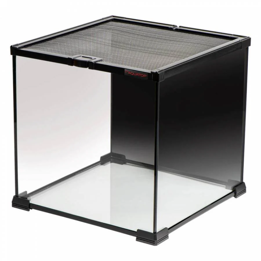 Aquatop Terrarium with Durable Mesh Top for Easy Access & Ventilation - Perfect for Reptiles & Plants - Image 4