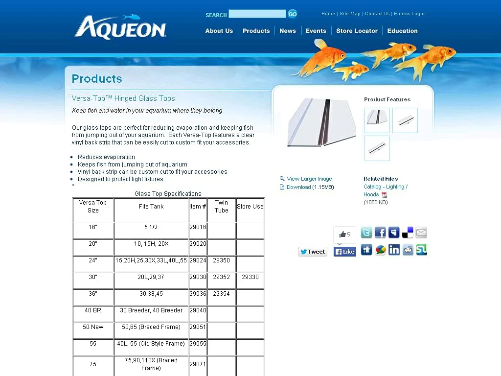 Aqueon All Glass Aquarium Hinged Glass Tops - Image 4