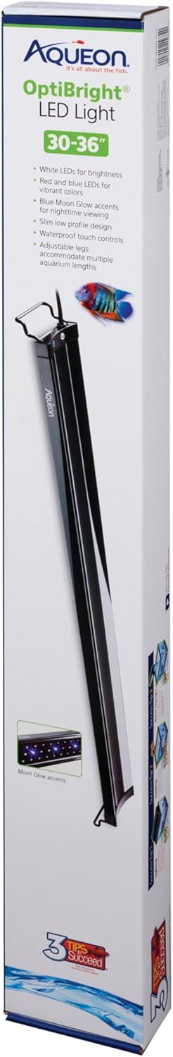 Aqueon LED OptiBright Fish Tank Aquarium Light Fixture - Image 9