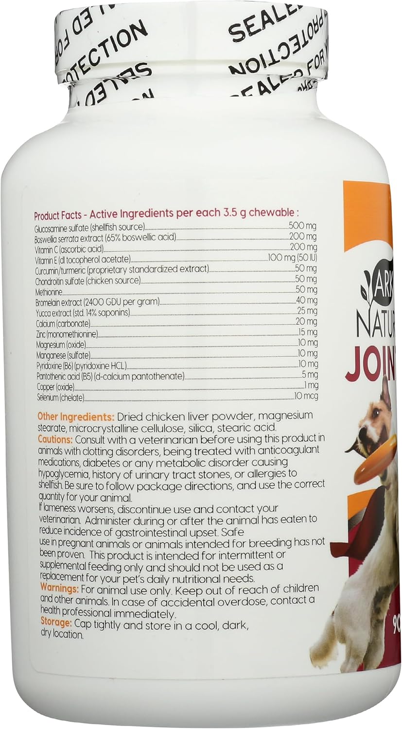Ark Lighting Joint Rescue Super Strength for Dogs and Cats, 90-Chewable Tablets - Image 4
