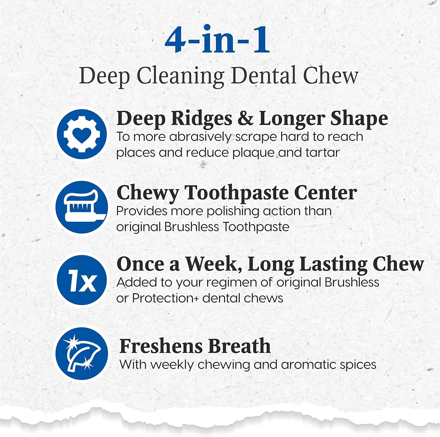 Ark Naturals Extreme Clean Brushless Toothpaste, Longer Lasting Dog Dental Chew for Large Breeds, Freshens Breath, Helps Reduce Plaque and Tartar, 18oz, 1 Pack - Image 3