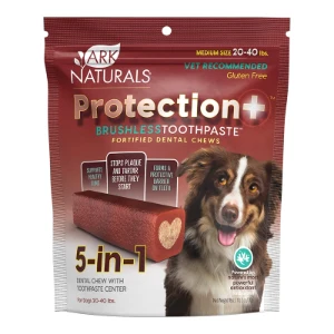 Ark Naturals Protection+ Brushless Toothpaste , Dog Dental Chew with Toothpaste Center – Prevent Plaque & Tartar and Freshen Breath with Dental Chews for Dogs - Image 6