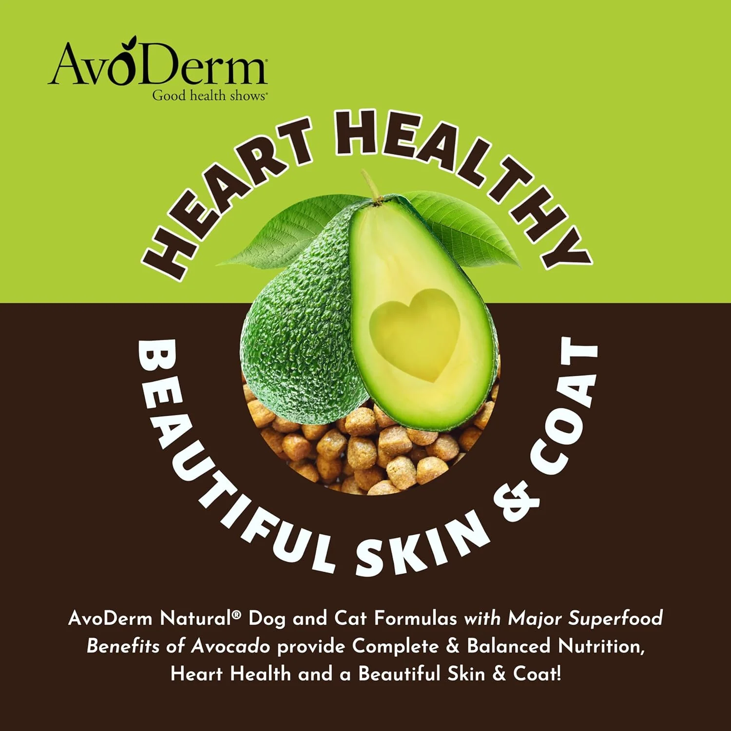 AvoDerm Natural Advanced Senior Health Grain Free Lamb Formula Dry Dog Food - Image 2