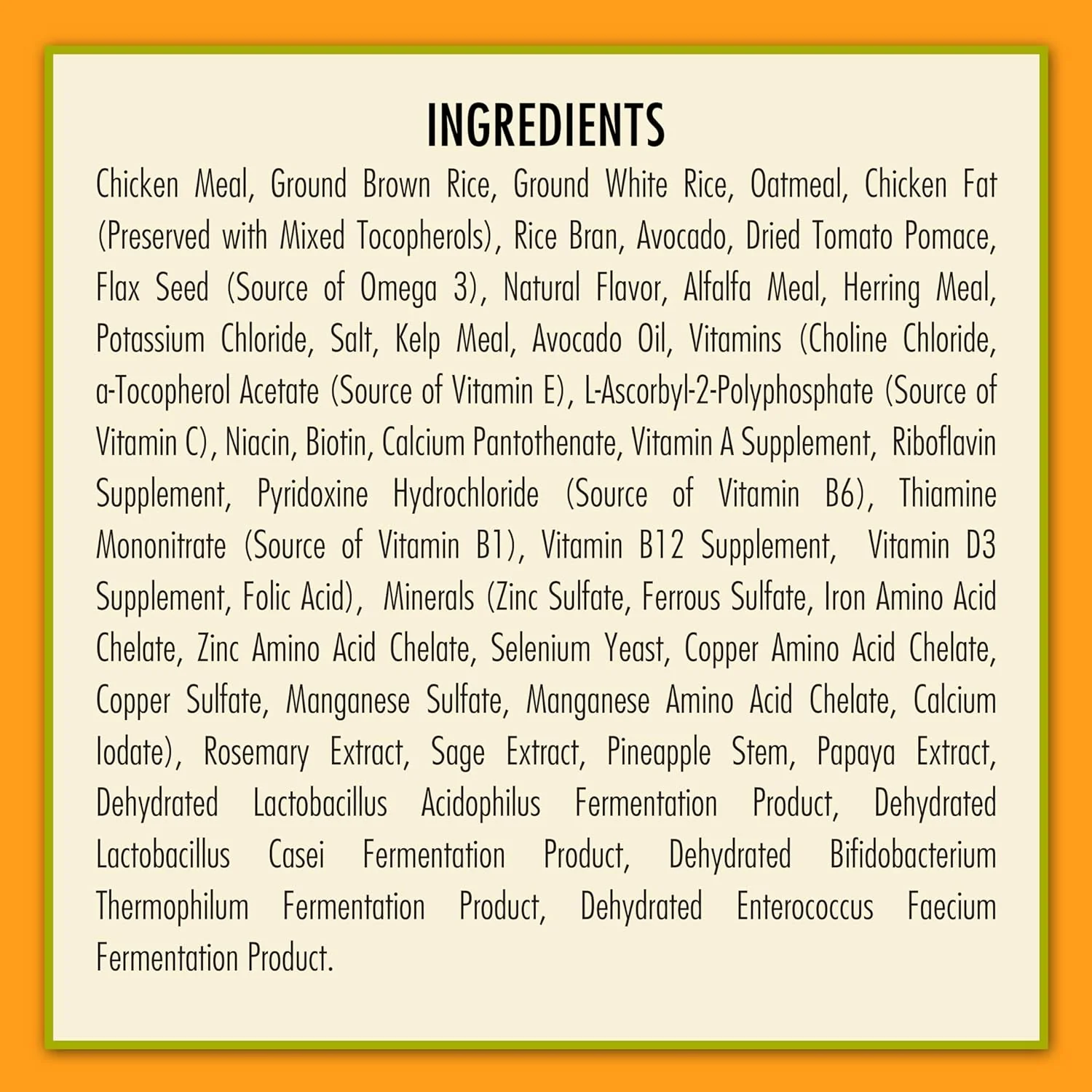 AvoDerm Natural Dry Dog Food, For Skin & Coat, Chicken & Rice Formula - Image 6