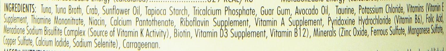 AvoDerm Natural Tuna & Crab Entrée in Gravy - Grain Free Wet Canned Cat Food 24 pk/3 oz - Image 4