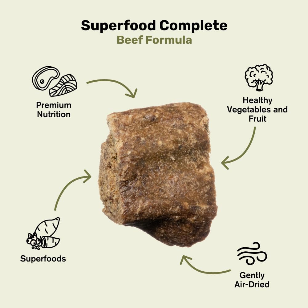 Badlands Ranch Superfood Complete, Adult Dog Food, Air-Dried, High Protein, Zero Fillers, Superfood Nutrition by Katherine Heigl (Beef Formula) - Image 2