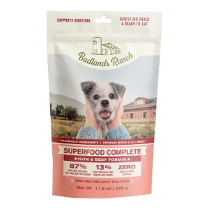 BADLANDS RANCH - Superfood Complete, Air-Dried Adult Dog Food - High Protein, Zero Fillers, Superfood Nutrition by Katherine Heigl (11.5 oz, Beef & Bison Formula) - Image 8