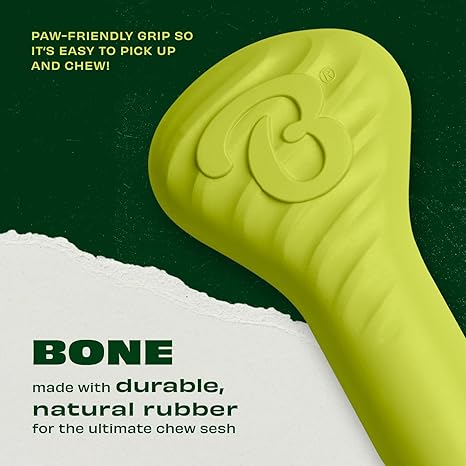 BENEBONE DOG BOUNCE RUBBER BONE MEDIUM - Image 4