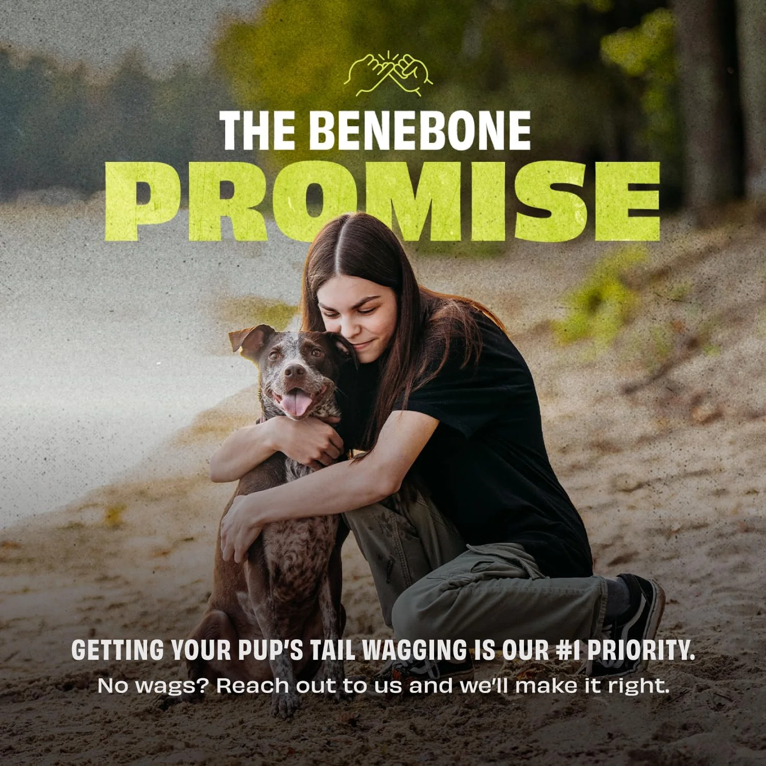 BENEBONE DOG BOUNCE RUBBER BONE MEDIUM - Image 8