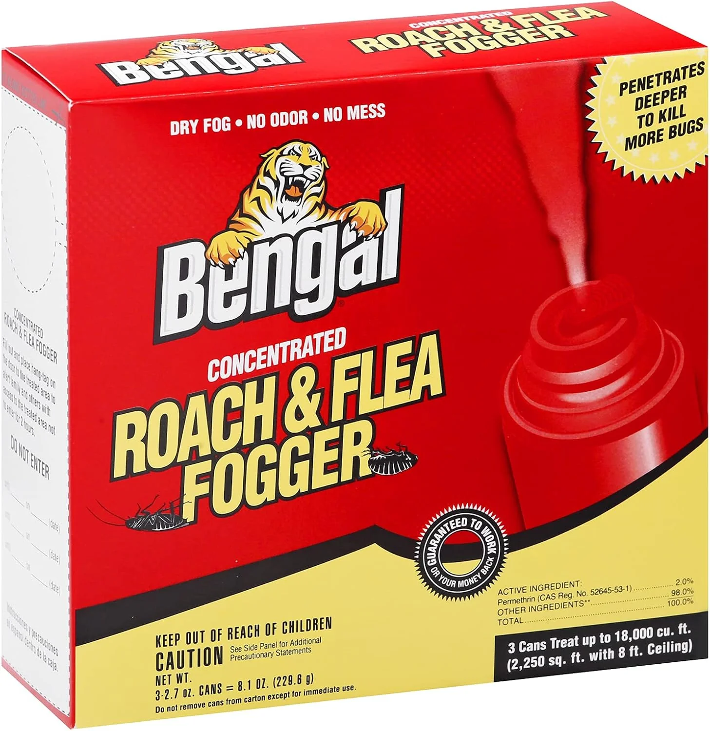 Bengal® Roach &amp; Flea Fogger – 3 Pack - Image 2