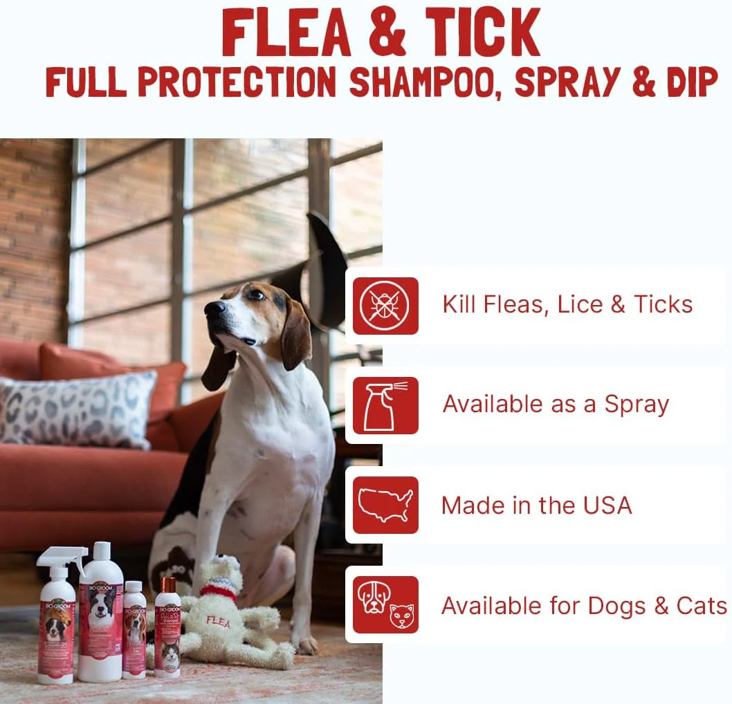 Bio-Groom Flea & Tick Dog Shampoo – Flea and Tick Prevention for Dogs, Cat Flea Treatment, Cruelty-Free, Made in USA, Natural Tick Repellent, Protein-Lanolin Shampoo - Image 3