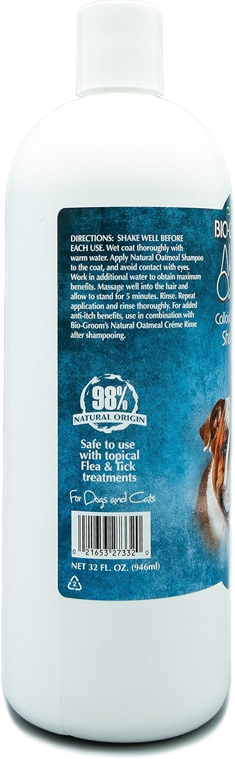 Bio-Groom Oatmeal Dog Shampoo – for Allergies and Itching, Cruelty-Free, Dog Bathing Supplies, Puppy Shampoo for Sensitive Skin, Made in USA, Anti-Itch Dog Products - Image 3