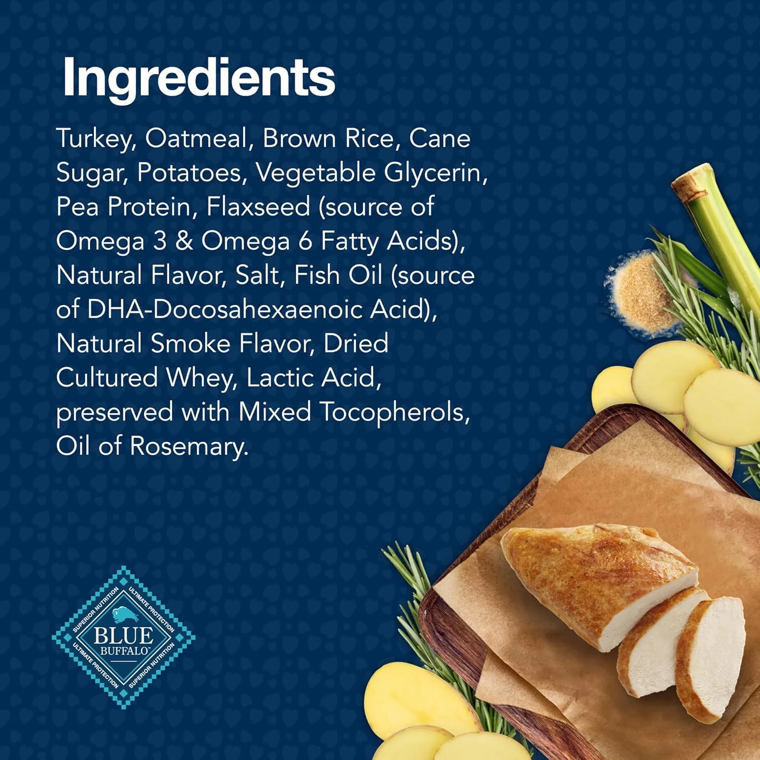 Blue Buffalo Bits Soft Dog Treats for Training, Made With Natural Ingredients & Enhanced with DHA, Turkey Recipe - Image 6
