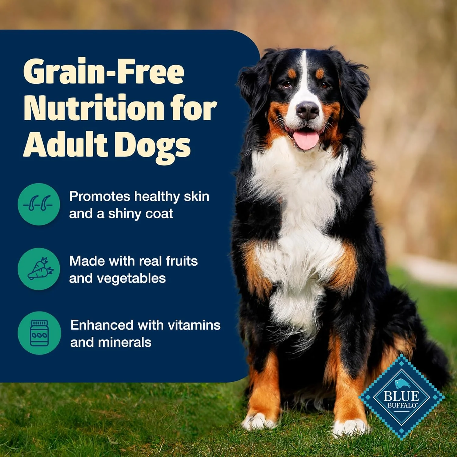 Blue Buffalo Freedom Grain-Free Dry Dog Food, Complete & Balanced Nutrition for Adult Dogs, Made in the USA With Natural Ingredients, Lamb & Potatoes - Image 5