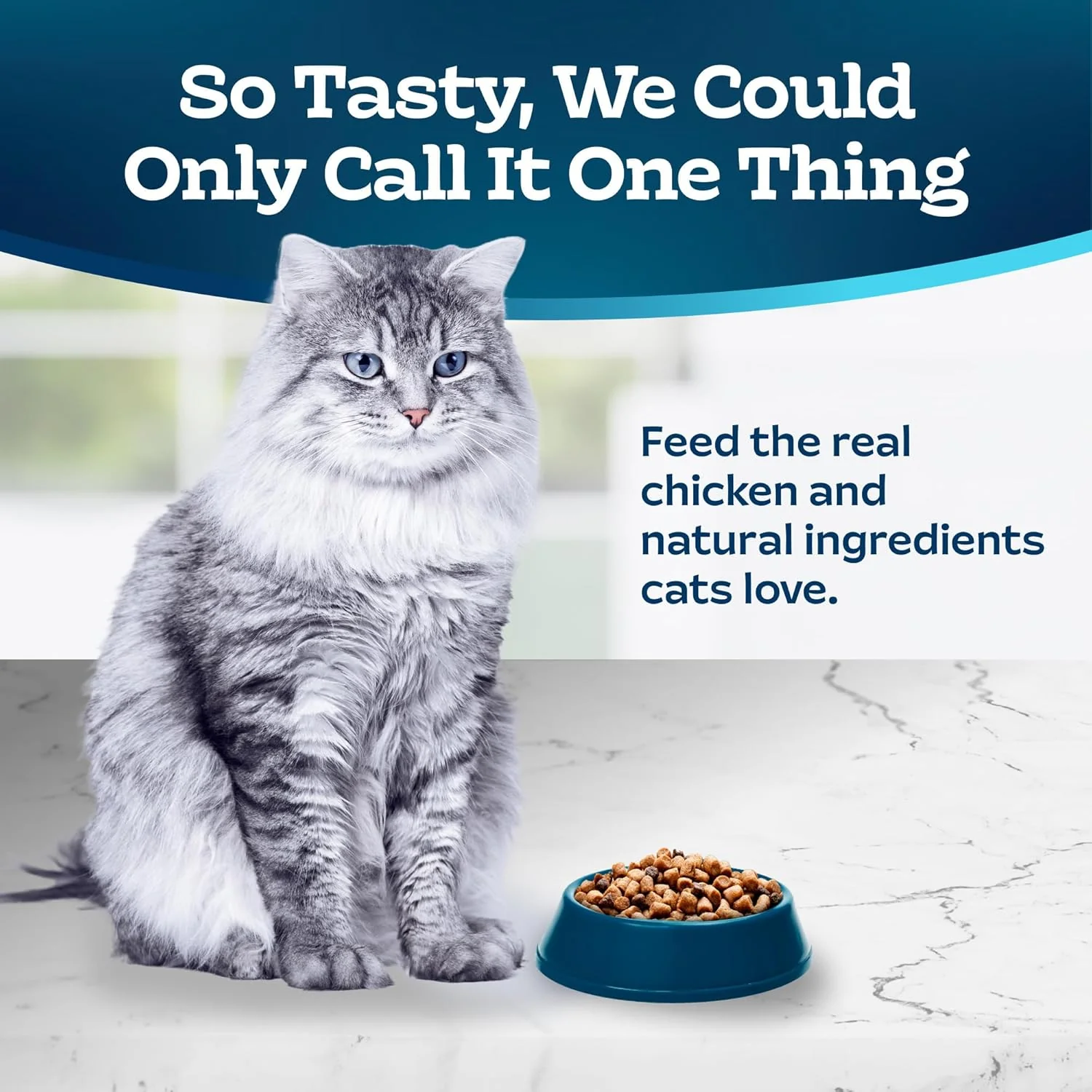 Blue Buffalo Tastefuls Adult Dry Cat Food for Weight Management & Hairball Control, Made in the USA with Natural Ingredients, Chicken Recipe - Image 3
