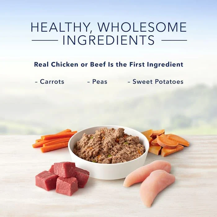 Blue Buffalo Homestyle Recipe Adult Wet Dog Food, Made with Natural Ingredients, Chicken and Beef Dinner Variety Pack - Image 4