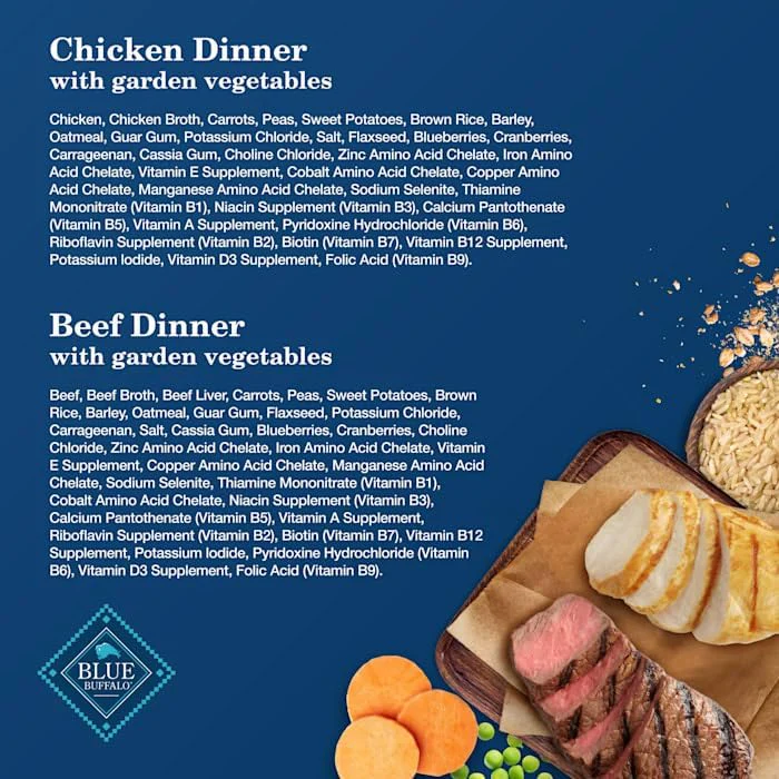 Blue Buffalo Homestyle Recipe Adult Wet Dog Food, Made with Natural Ingredients, Chicken and Beef Dinner Variety Pack - Image 5
