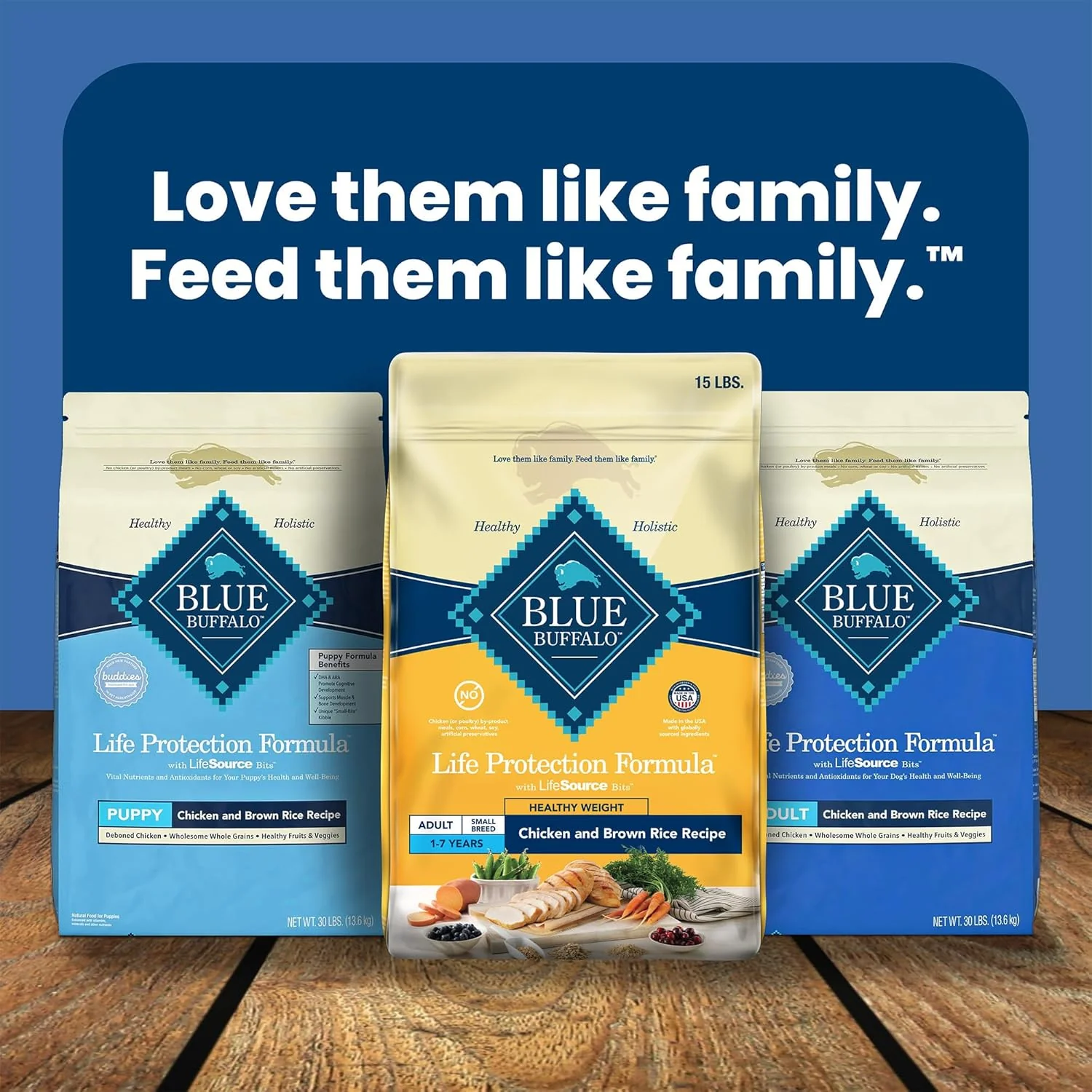 Blue Buffalo Life Protection Formula Healthy Weight Natural Small Breed Dry Dog Food, Supports an Ideal Weight, Made with Natural Ingredients, Chicken & Brown Rice Recipe - Image 11