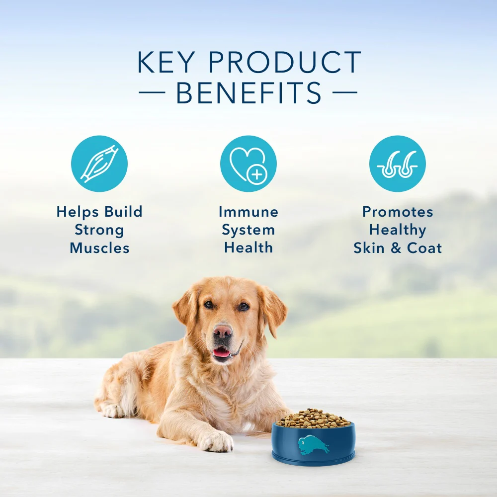 Blue Buffalo Life Protection Formula Adult Dry Dog Food, Helps Build and Maintain Strong Muscles, Made with Natural Ingredients, Fish & Brown Rice Recipe - Image 5