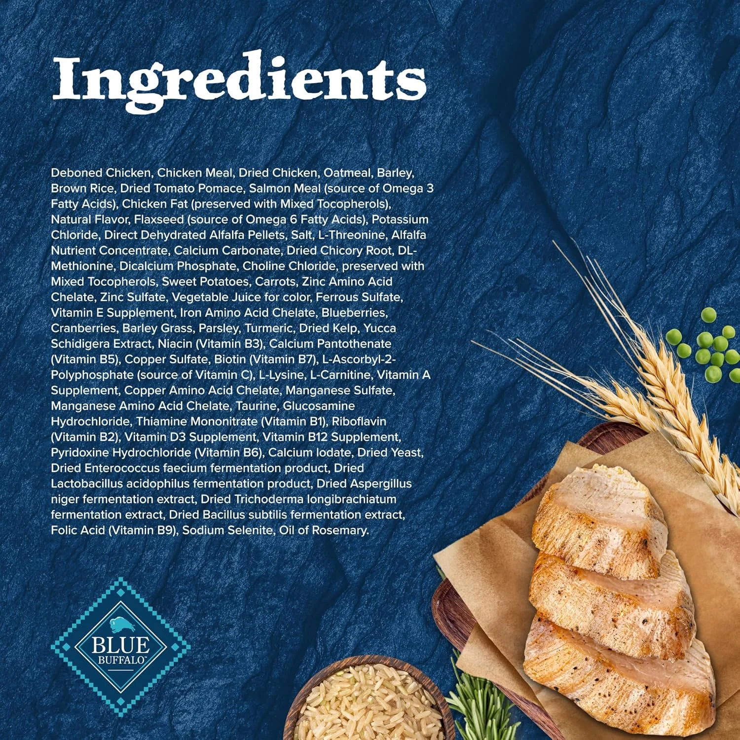 Blue Buffalo Wilderness Adult High-Protein Dry Dog Food Wholesome Grains Natural Ingredients - Image 11