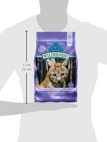 Blue Buffalo Wilderness Natural Kitten Dry Cat Food, with DHA and ARA to Support Brain and Eye Development, High-Protein and Grain-Free Diet, Chicken - Image 2