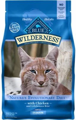 Blue Buffalo Wilderness Nature's Evolutionary Diet High-Protein, Grain-Free Natural Dry Food for Adult Cats, Chicken - Image 7