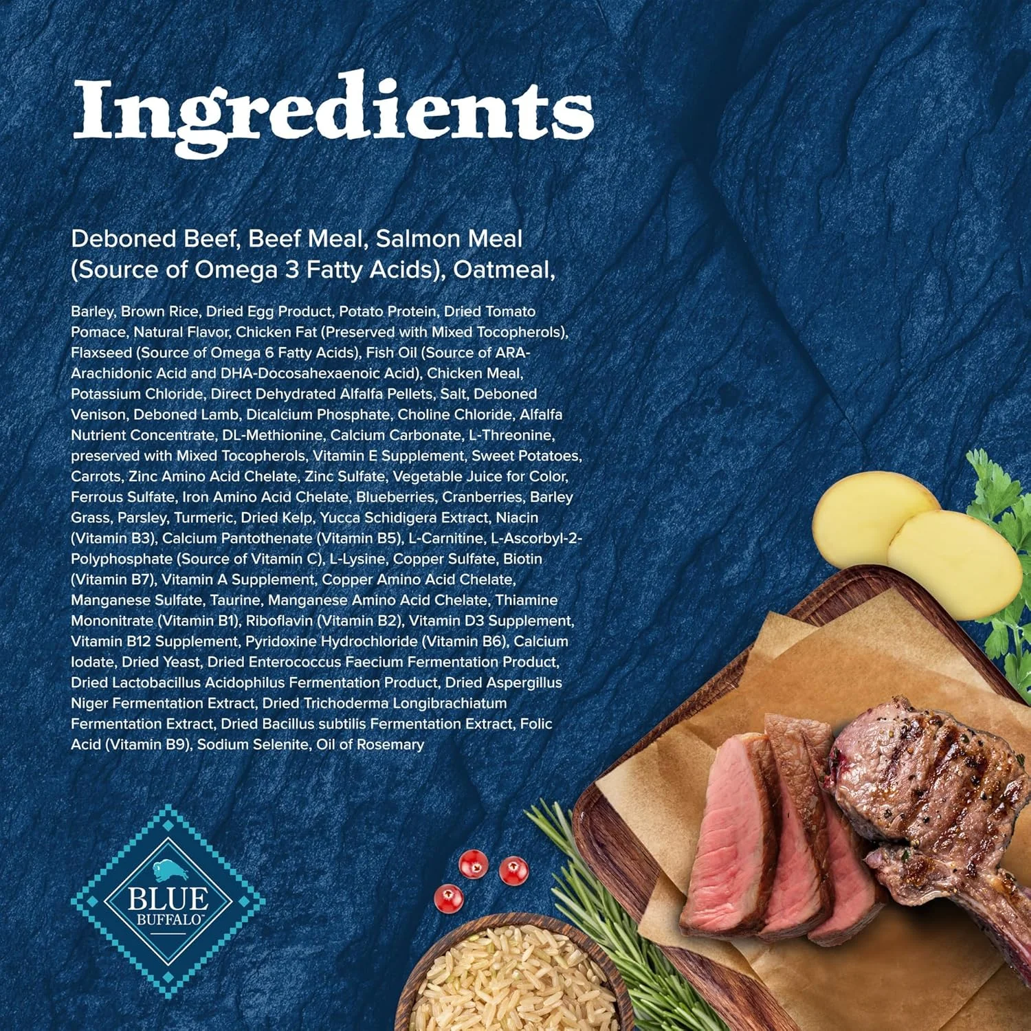 Blue Buffalo Wilderness High-Protein Rocky Mountain Recipe Dry Food for Puppies, Red Meat & Grains - Image 5