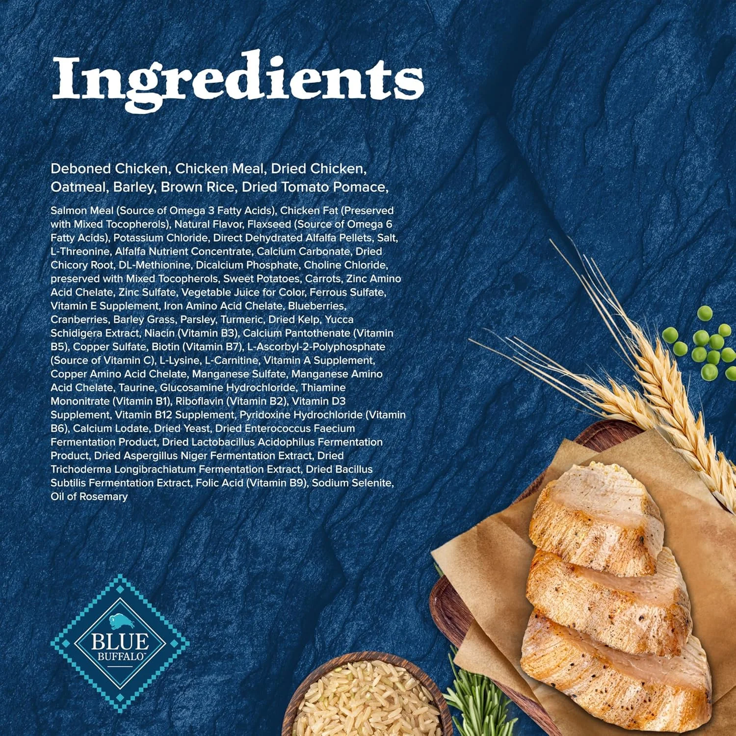 Blue Buffalo Wilderness Natural High-Protein Dry Food for Adult Dogs, Chicken Recipe - Image 5