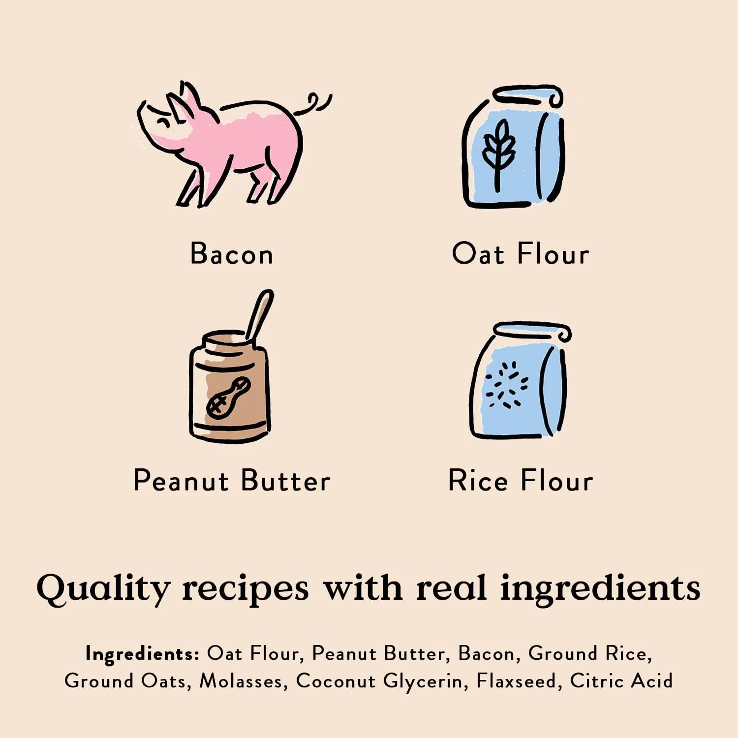 Bocce's Bakery Bac'N Nutty Training Dog Treats – 6 oz - Image 3