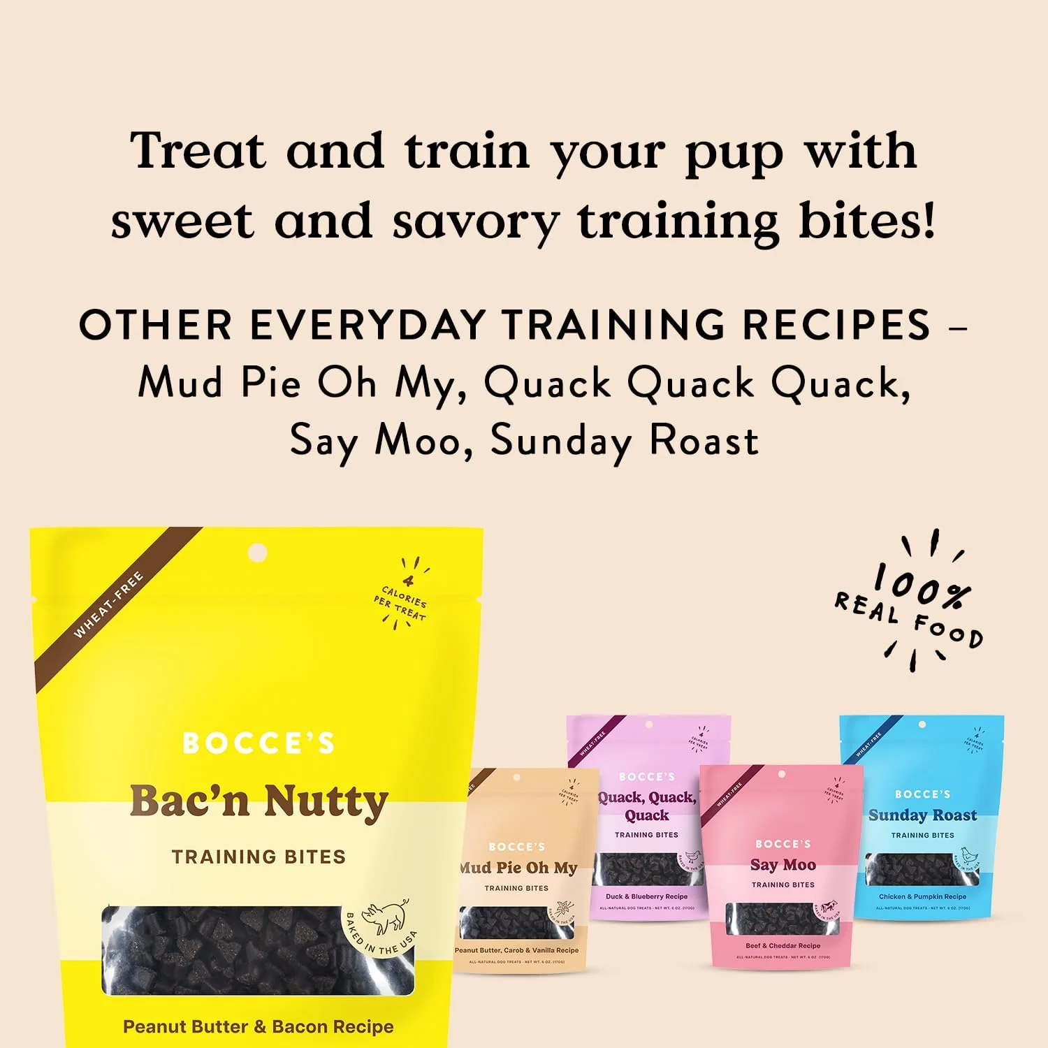 Bocce's Bakery Bac'N Nutty Training Dog Treats – 6 oz - Image 5